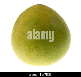 honey pomelo citrus maxima fruit on white background Stock Photo