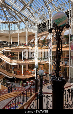 Princes Square, an art nouveau style shopping Mall in Glasgow