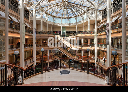 Princes Square, an art nouveau style shopping Mall in Glasgow