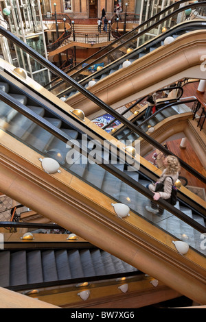 Princes Square, an art nouveau style shopping Mall in Glasgow Stock Photo