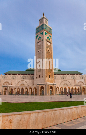 The seaside Hassan II mosque in Casablanca, Morocco. Stock Photo