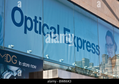 Retail and office development in Princes Street, Edinburgh. Stock Photo