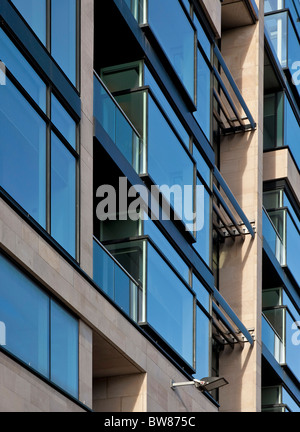 Retail and office development in Princes Street, Edinburgh. Stock Photo