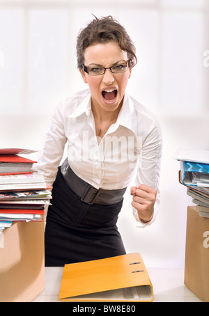 Attractive secretary Stock Photo