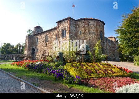 Castle Park in Colchester, Essex, UK Stock Photo