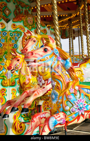 Carousel horses Stock Photo