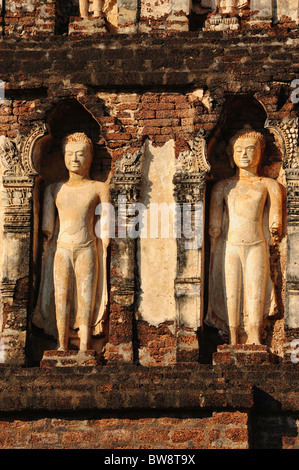 Stupa  Detail - Wat Cham Devi, Lamphun Stock Photo