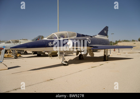 Dassault Mirage 111BJ fighter at the Israeli Air Force Museum at Hazerim on the outskirts of Beersheva ( Beersheba) Israel Stock Photo