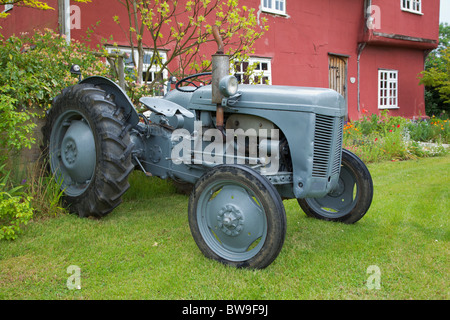 Ferguson TEA tractor - Little Grey Fergie Stock Photo