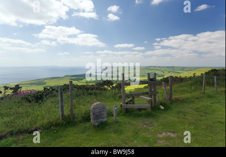 Swyre Head Dorset landscape Stock Photo