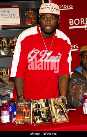 MTV/Pocketbooks and Rapper 50 Cent Launch G-Unit Books Stock Photo