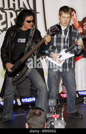 Xbox 360 Guitar Hero II Video Game Launch Stock Photo