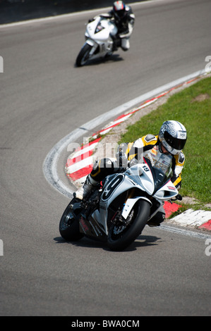 Motorcycle racing on circuit in Zandvoort the Netherlands Stock Photo ...