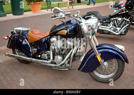 High end customized Indian motorcycle Stock Photo
