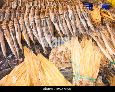 Dried fish, Gyeongdong market, medicine market, Seoul, South Korea Stock Photo