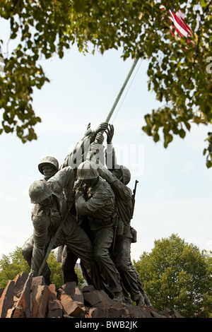 Marine corps war memorial, Arlington, Virginia, USA Stock Photo