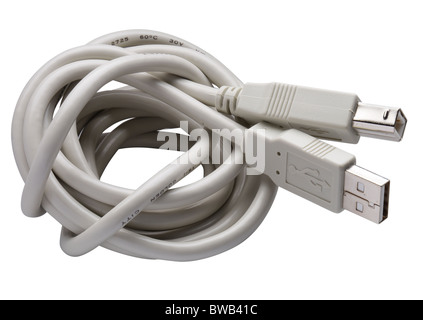 Printer cable Stock Photo