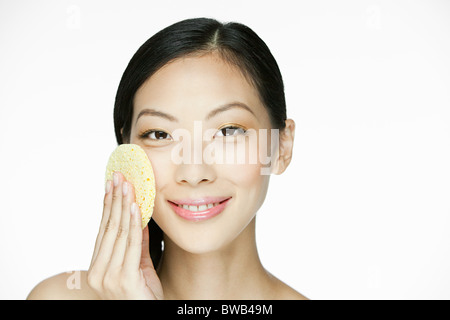 Big porous sponge isolated on white background Stock Photo - Alamy