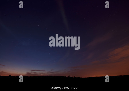 Ursa Major in the evening sky Stock Photo