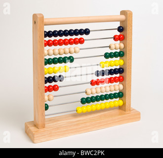 Education, School, Tools, Abacus or counting frame a calculating tool used primarily in parts of Asia Stock Photo