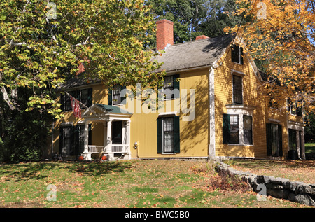 Traditional wooden house, Concord, Massachusetts, USA Stock Photo