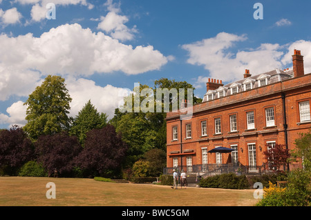 Visitors at Redisham Hall open gardens in Redisham , Suffolk , England , Great Britain , Uk Stock Photo