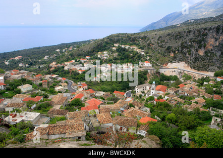 Dhermi, district of Vlora (Vlore), Albania Stock Photo
