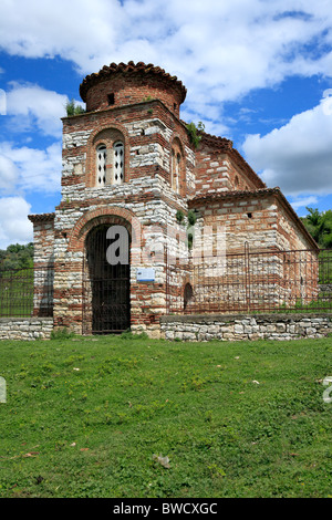 St. Nicholas church (12-14 century), Perondi, district of Kucove, Albania Stock Photo