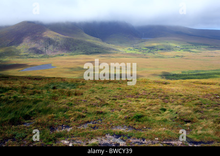 Connor pass, Dingle peninsula, Kerry county, Ireland Stock Photo