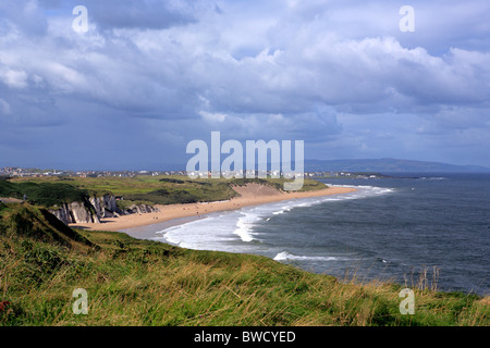 Causeway Coast near Portrush, Northern Ireland Stock Photo