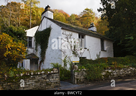 Dove Cottage (former home of William Wordsworth), Town End, Grasmere, Lake District National Park, Cumbria Stock Photo