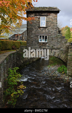 The Bridge House, Ambleside, Lake District National Park, Cumbria, England Stock Photo