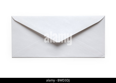 White Envelope with white background Stock Photo