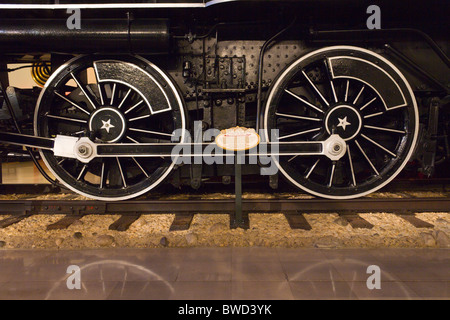 At the Museum of Science and Industry, the 999 Steam Locomotive is on ...
