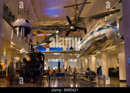 transportation gallery, Museum of Science and Industry, Chicago, USA Stock Photo