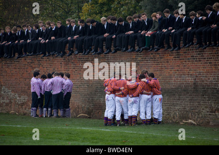 Eton College Wall Game 2010. Stock Photo