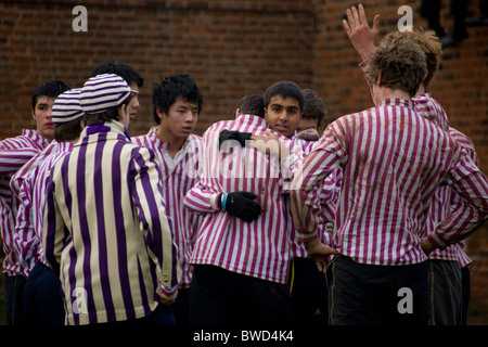 Eton College Wall Game 2010. Stock Photo