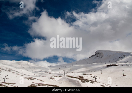 Parnassus (Parnassos) ski center. Kelaria Stock Photo