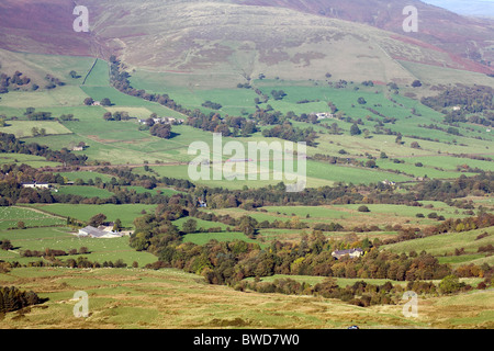 Edale in the Hope Valley Peak District National Park Derbyshire England Stock Photo