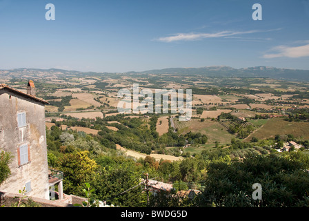 View from Todi, Umbria, Italy Stock Photo