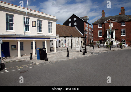 A view of the Custom House on Poole Quay Jeanetta Baker Stock Photo