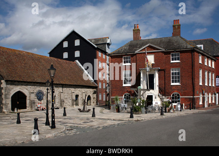 A view of Poole Custom House on the Quay Stock Photo