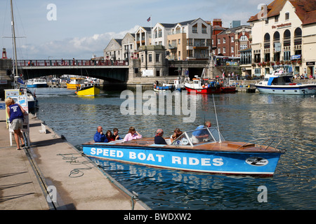 Hope Cove, an historic corner of Weymouth Harbour Stock Photo