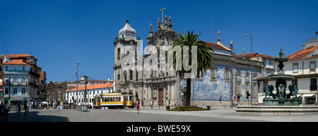 Portugal, Porto, the igreja dos Carmelitas church Stock Photo