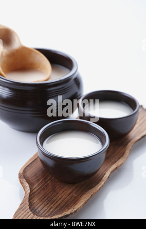 Korean traditional alcohol made from grain Stock Photo