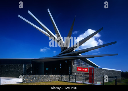 An external view of 'The Cutter' at Woodhorn Colliery Museum in Ashington, Northumberland Stock Photo