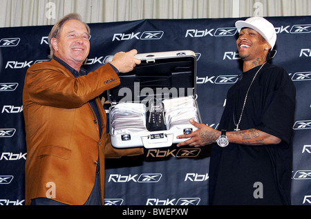 Rbk Allen Iverson Answer IX basketball shoe launch Stock Photo