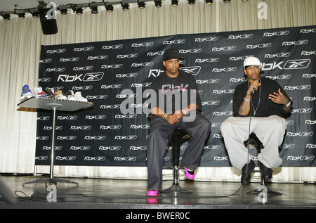 Daddy Yankee Poses Looks At His New Sneaker At The Reebok RBK Now Playing  Press Conference At Marquee In New York City On March 8, (UPI Photo/John  Angelillo Stock Photo Alamy