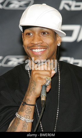 Rbk Allen Iverson Answer IX basketball shoe launch Stock Photo