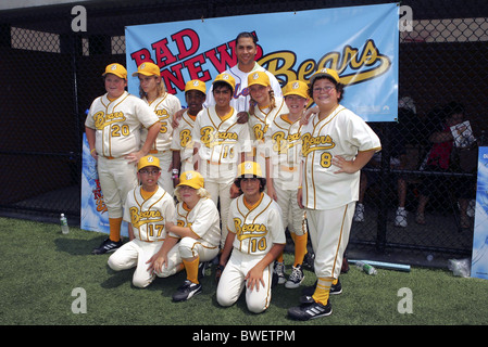 Bad News Bears Batting Practice Stock Photo